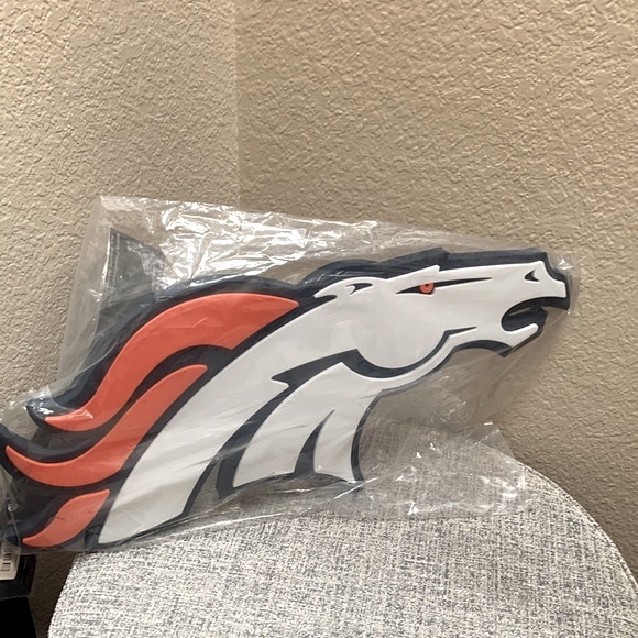 Fan Foam Accents New Nfl Denver Broncos 3d Fan Foam Logo Holding